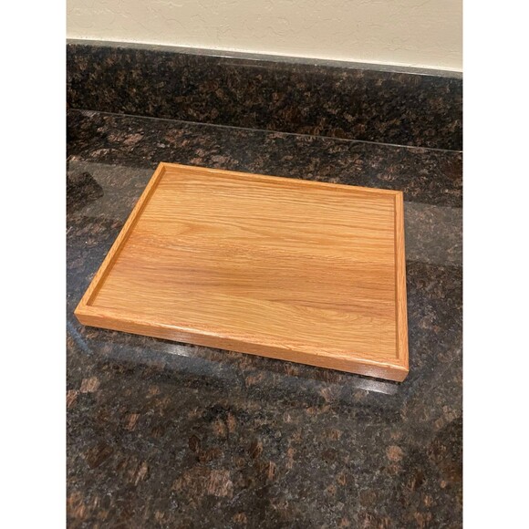 Hardwood Oak Vanity Tray - Picture 1 of 9